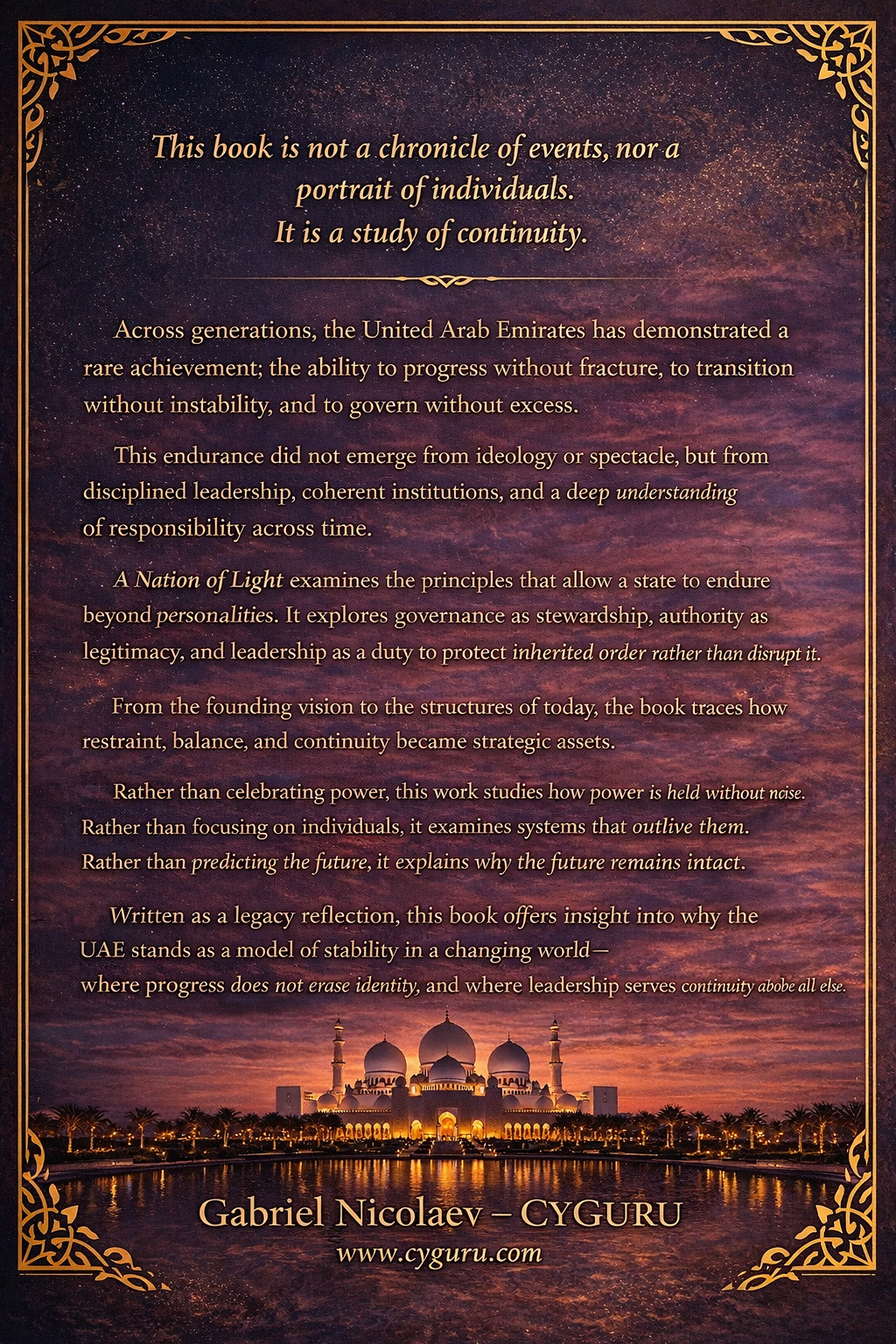 UAE — A Nation of Light