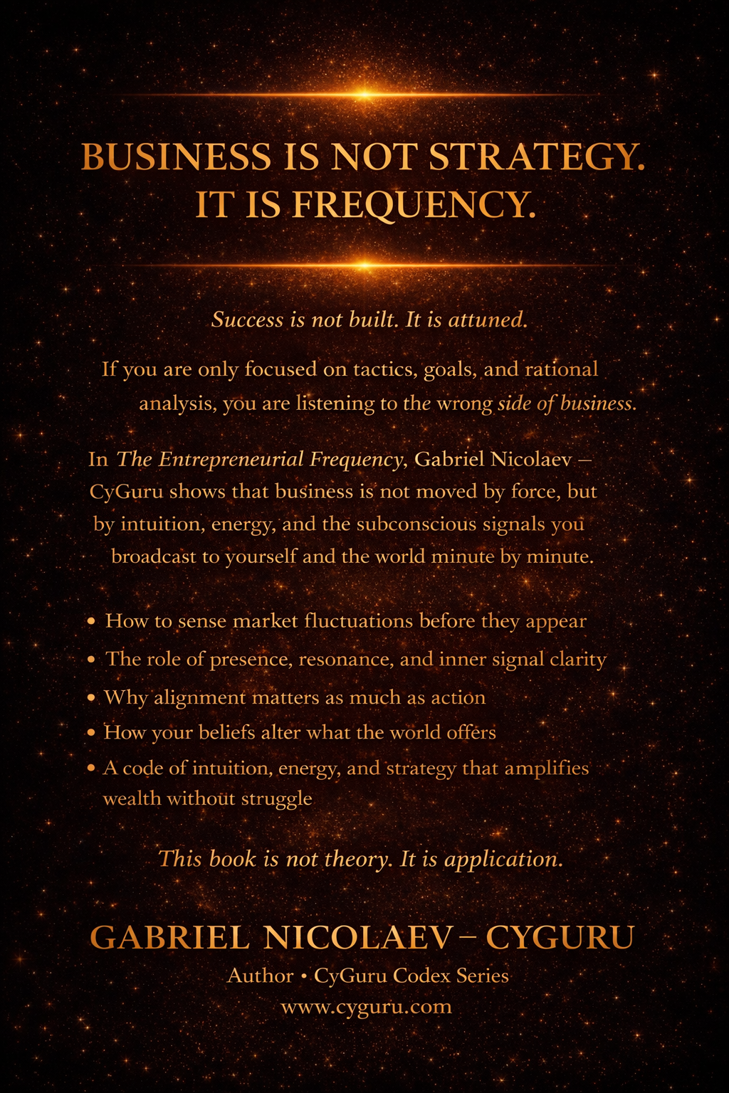 The Entrepreneurial Frequency