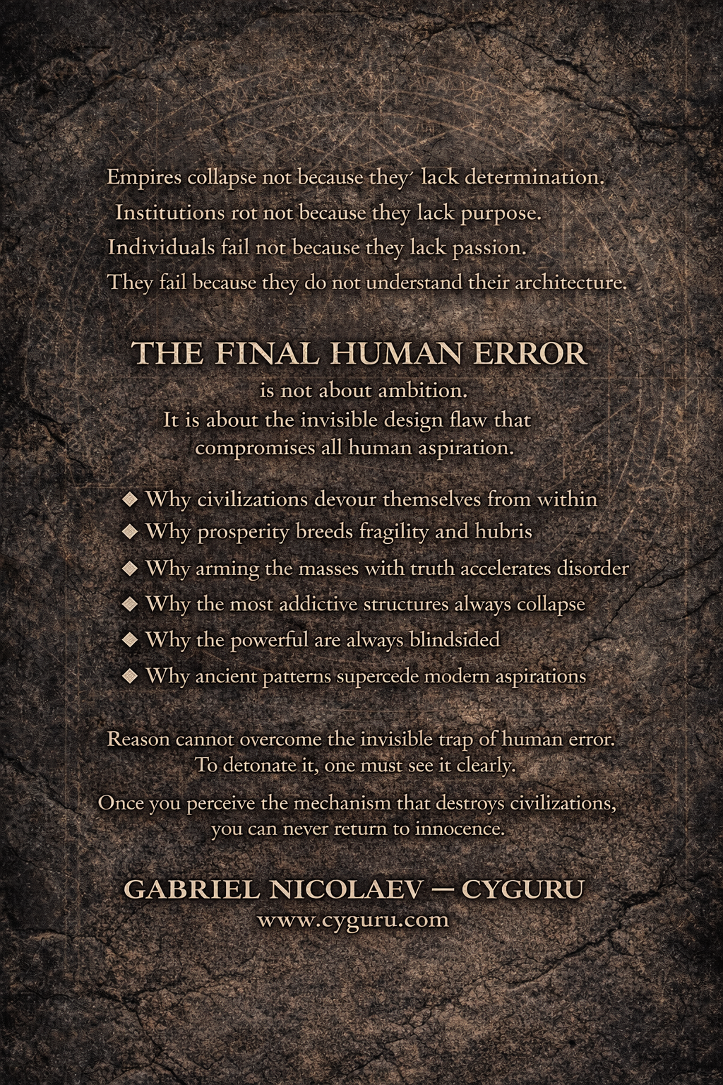 THE FINAL HUMAN ERROR