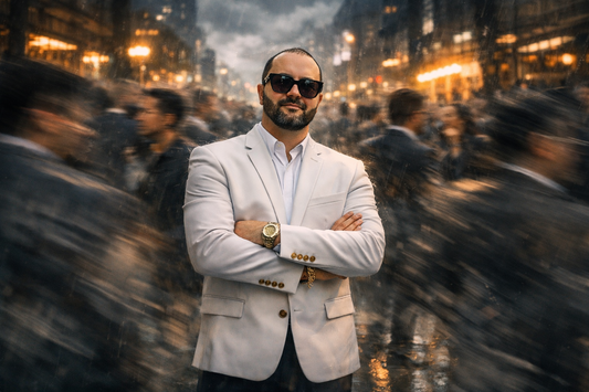 CyGuru in middle of Matrix style 