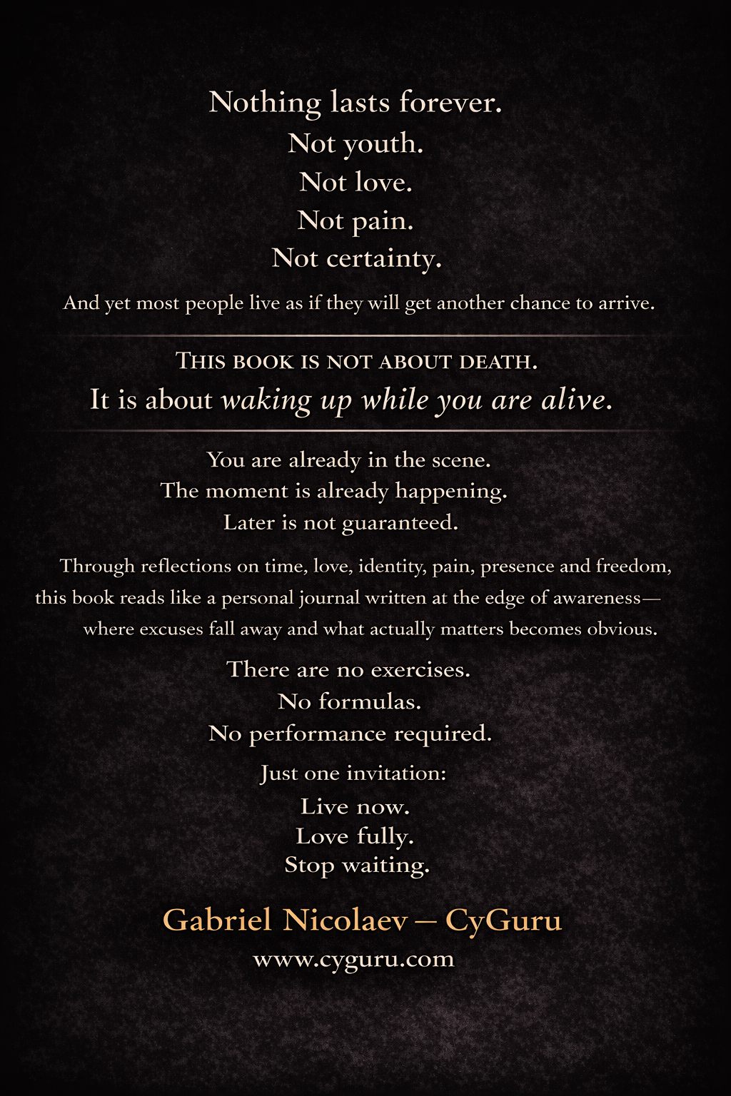 Nothing Lasts Forever