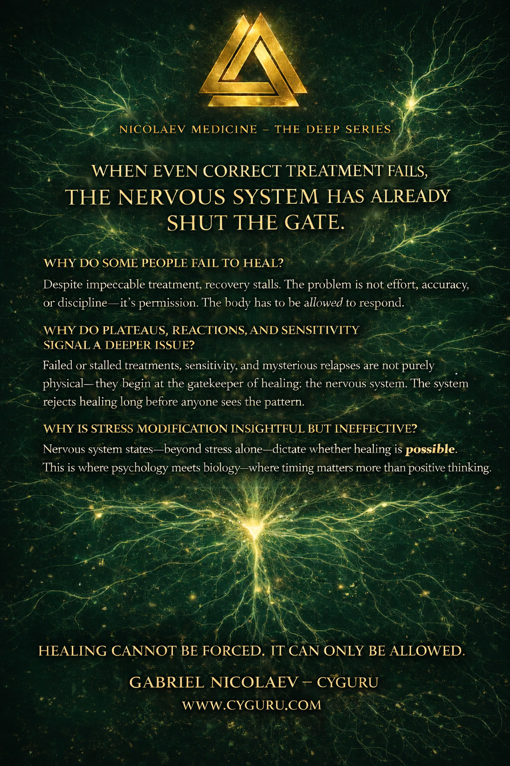 WHEN HEALING DOESN’T WORK