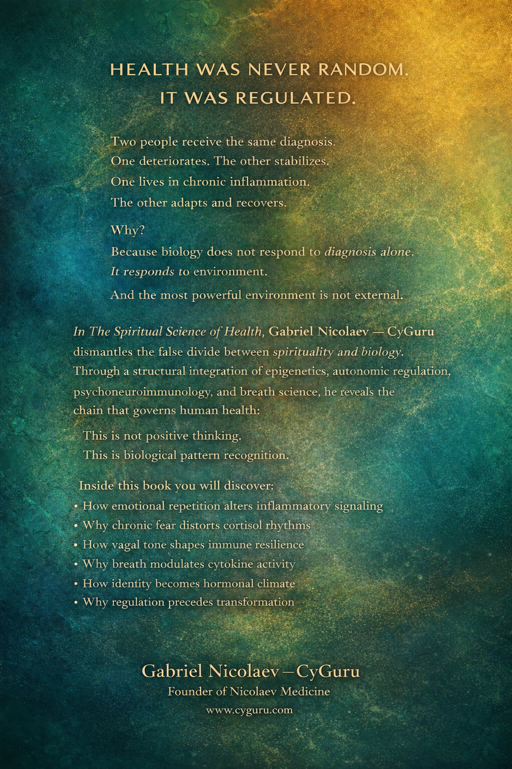 THE SPIRITUAL SCIENCE OF HEALTH