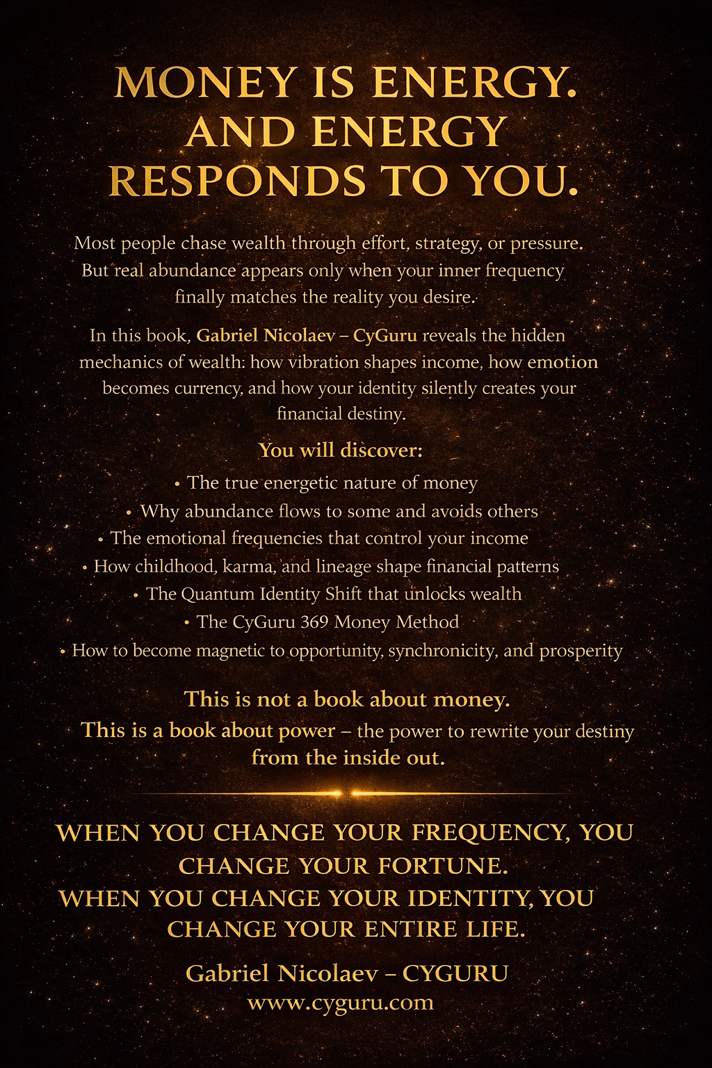 The Energy Of Money